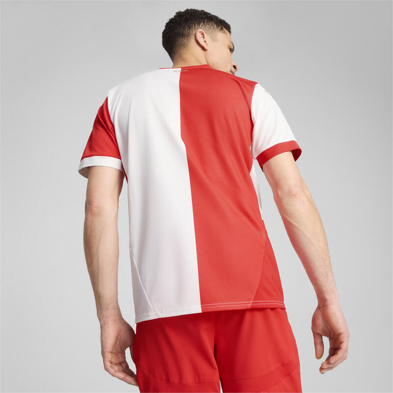 Fotbalový dres SK Slavia Praha 24/25 pro dospělé PUMA White Red