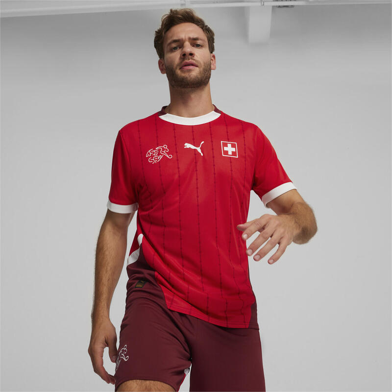 Zwitserland Voetbal 2024 thuisshirt voor heren PUMA Red Team Regal