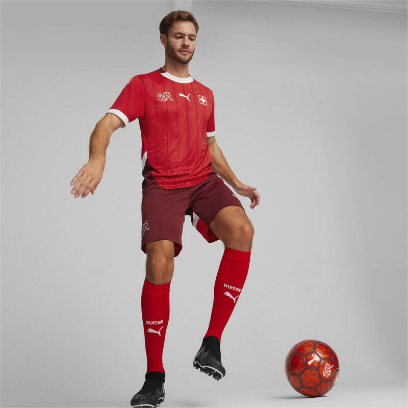 Schweiz 2024 Fußball Heimtrikot Herren PUMA Red Team Regal