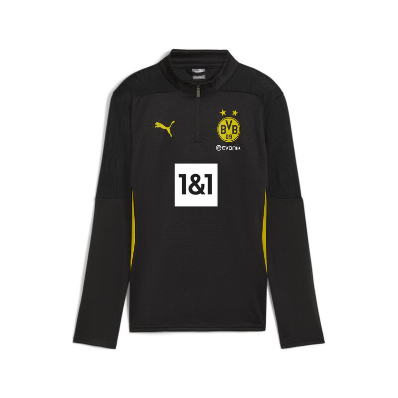 Haut d’entraînement à 1/4 zip Borussia Dortmund Enfant et Adolescent PUMA