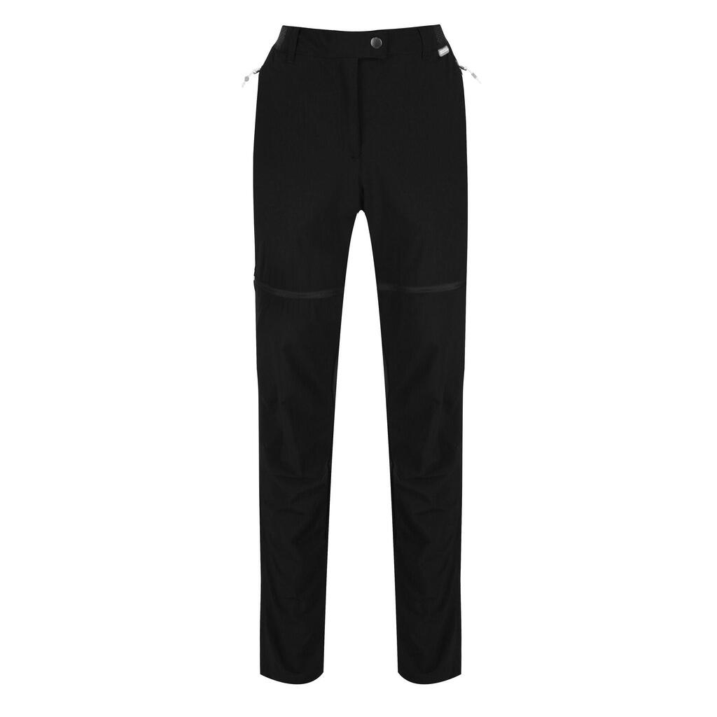 Womens/Ladies Mountain ZipOff Trousers (Black)