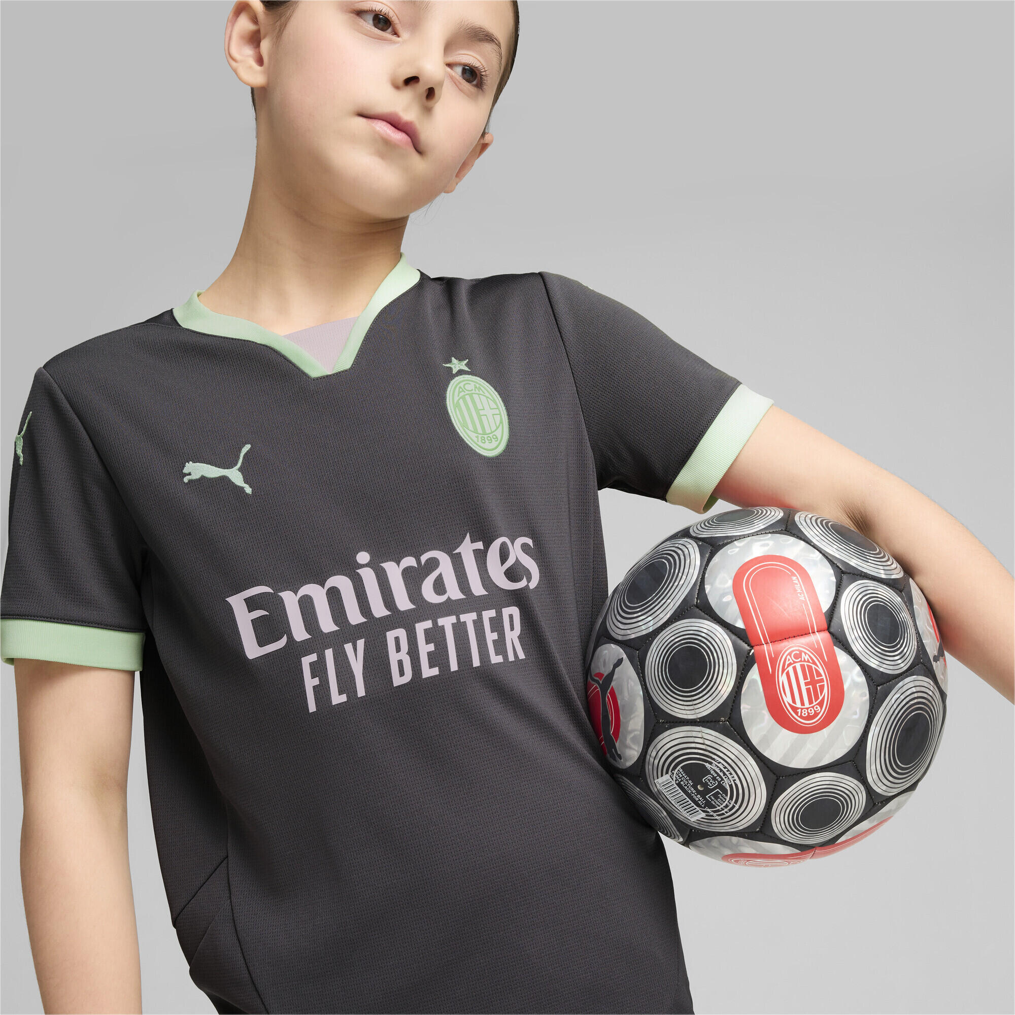 Maillot Third 24/25 AC Milan Enfant et Adolescent PUMA 3/7