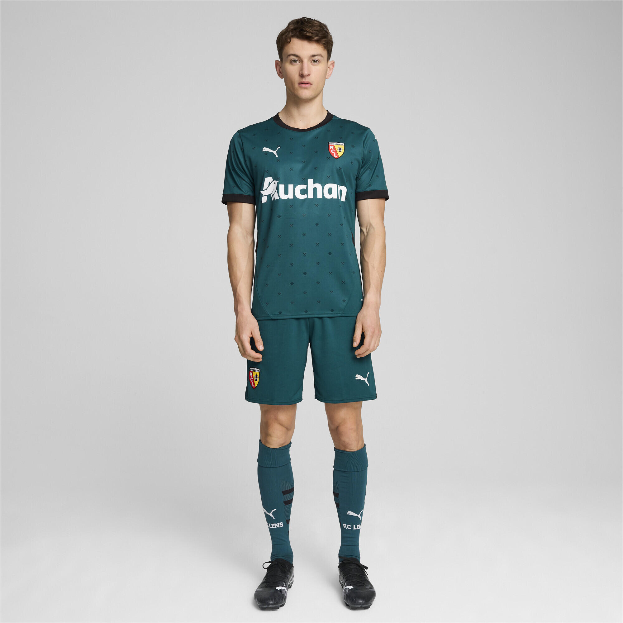 Maglia gara Away RC Lens 24/25 da uomo PUMA Varsity Green Black 6/7