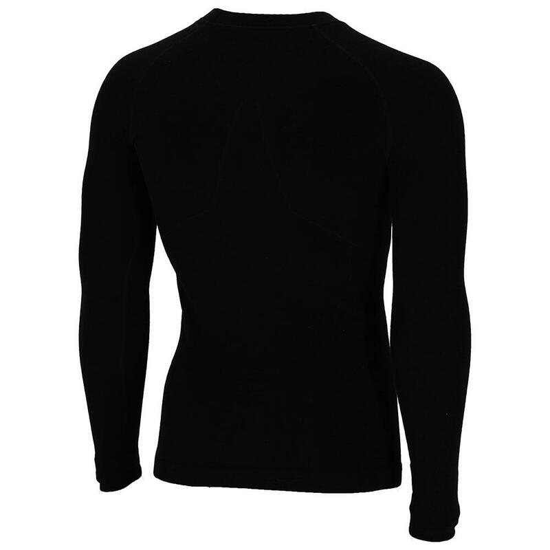 Xtreme Thermoset Heren Merino Wol - Thermoshirt + Thermolegging - Zwart Melange