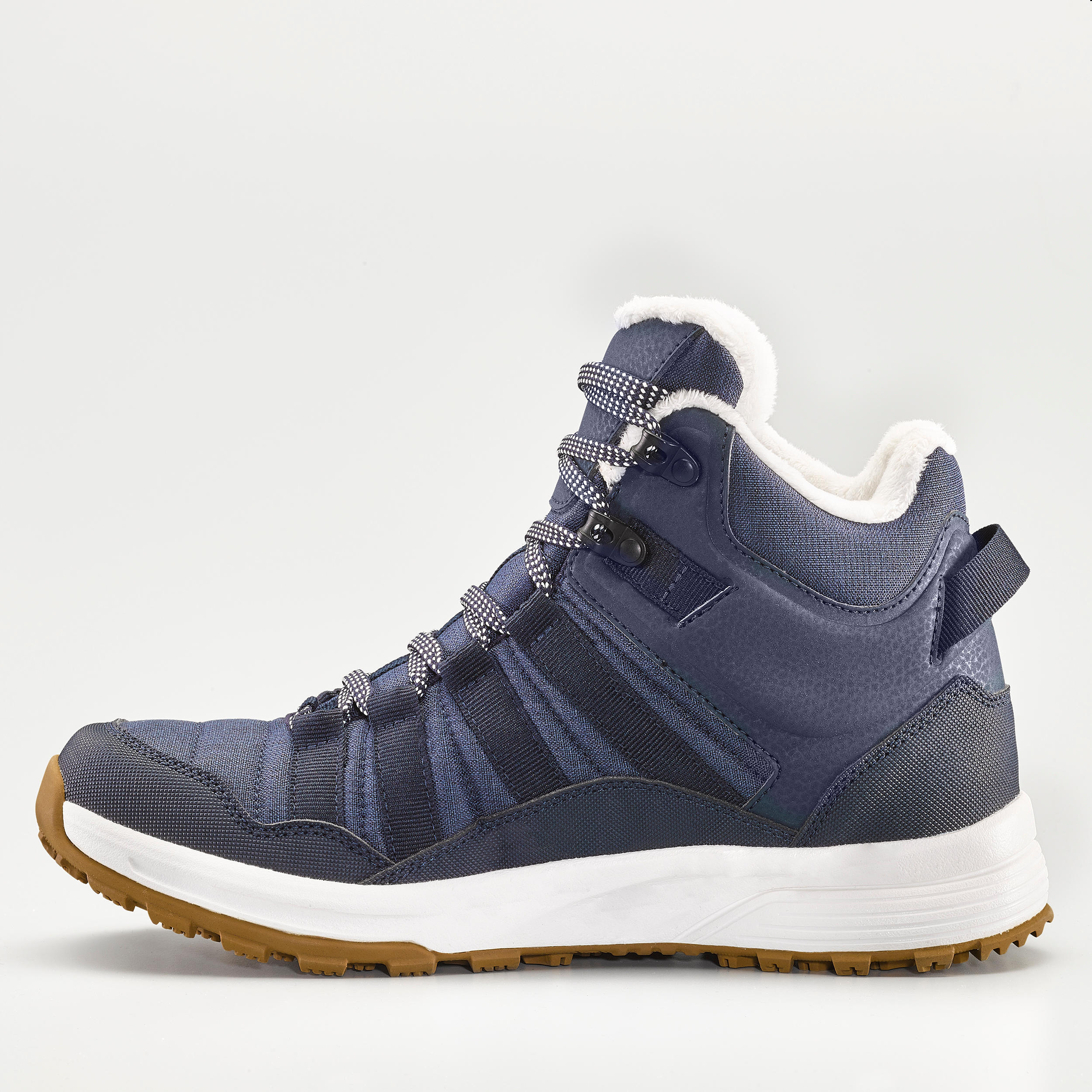 Chaussures de randonnée imperméables femme NH500 Mid bleu 3/7