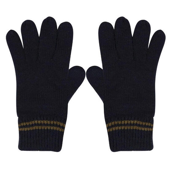 Gants Tricotés Motif/style À Rayures BALTON Homme (Bleu Marine)