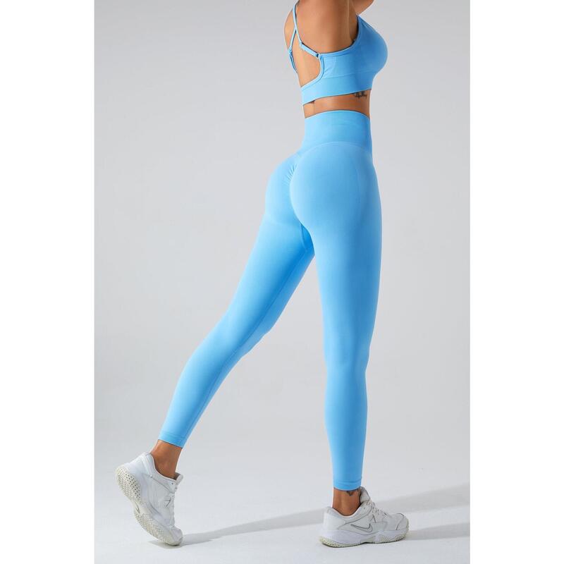 Mallas Leggings Sculpt Scrunch - Sky