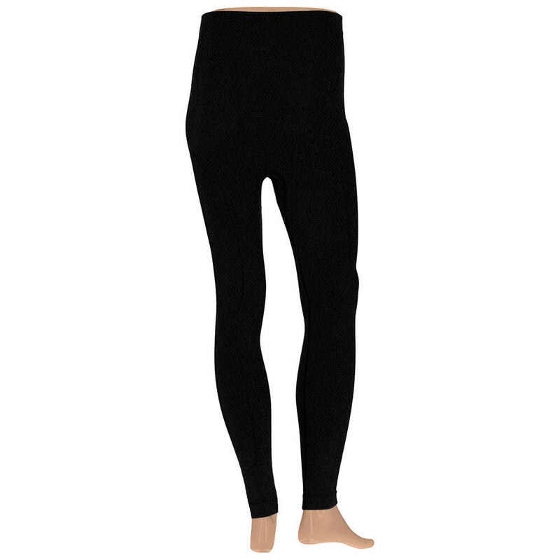 Leggings Térmicos Xtreme Hombre Lana Merino Negro Melange