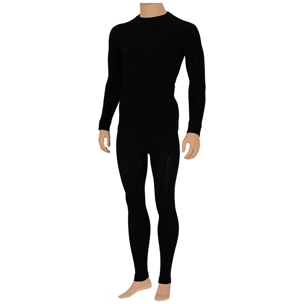 Xtreme Thermolegging Heren Merino Wol Black Melange 4/6