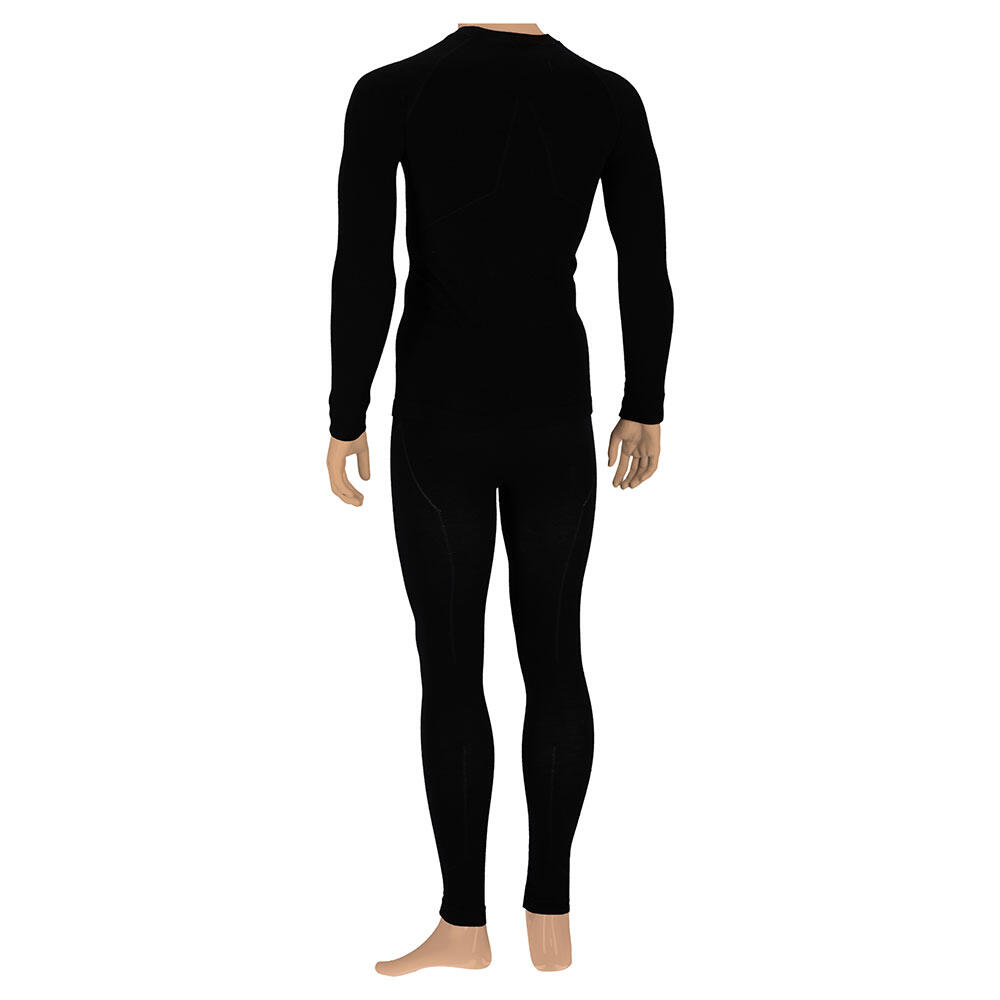 Xtreme Thermolegging Heren Merino Wol Black Melange 5/6
