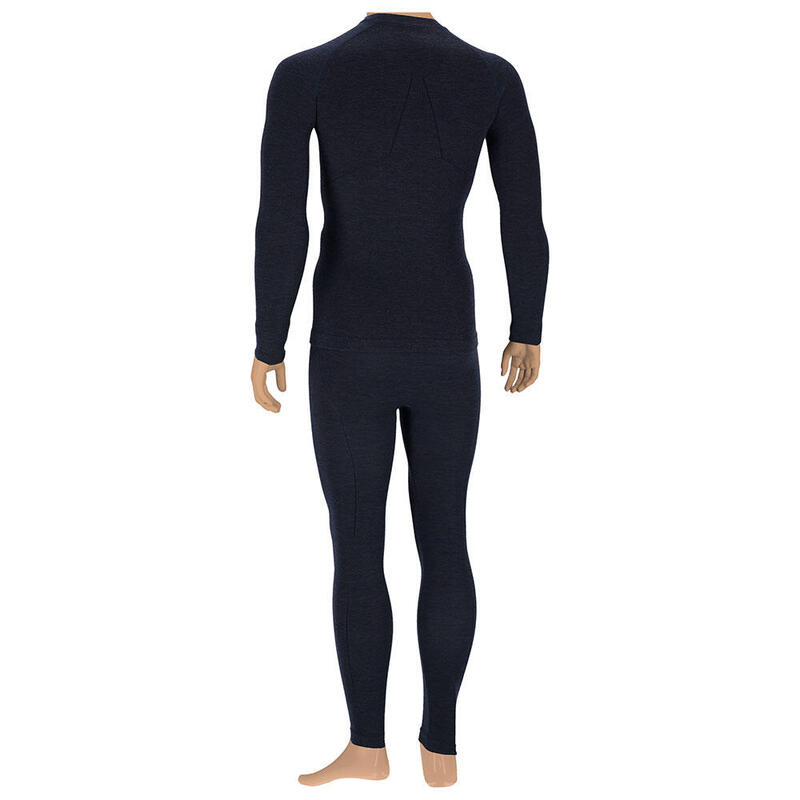 Xtreme Chemise Thermique Homme Laine Mérinos Navy Melange