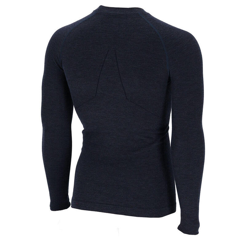Pull à col rond en laine mérinos Cohas Brook pour homme en vert