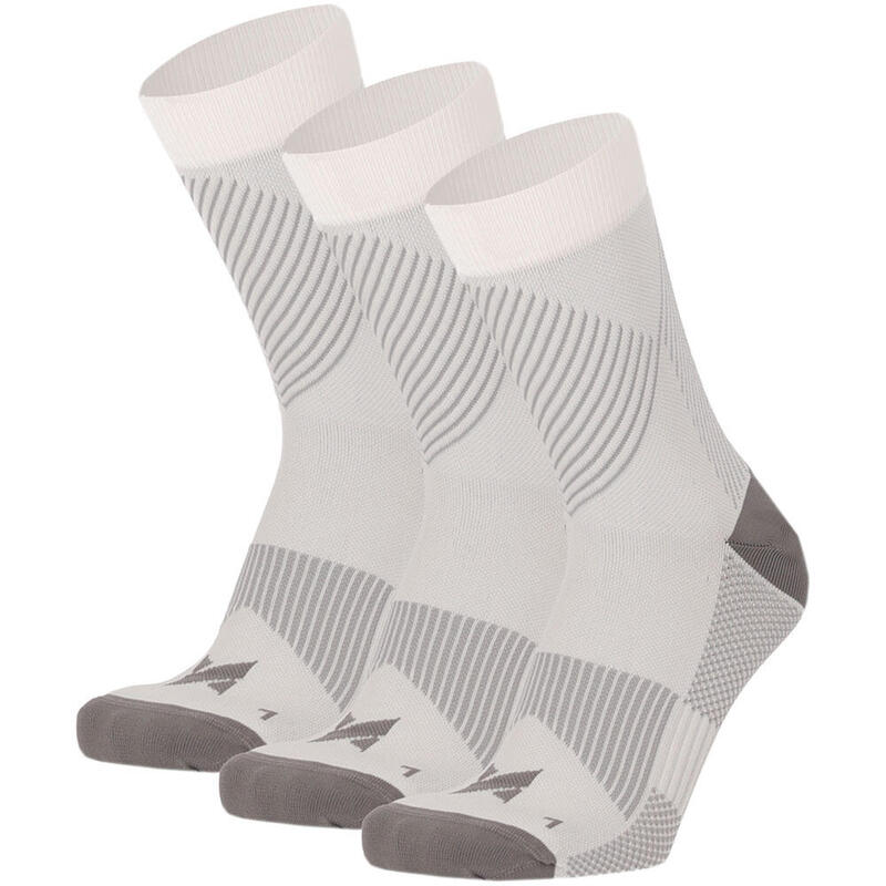 Pack 3 Pares Meias Desportivas Compressão Cano Curto