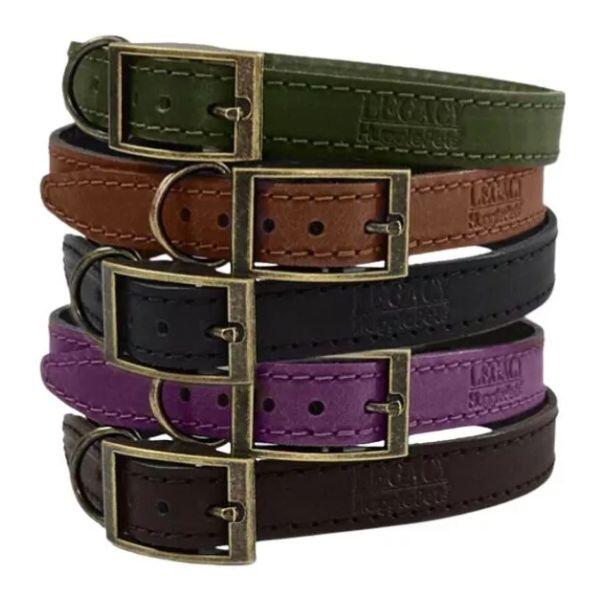 HugglePets Legacy Leather Dog Collar 7/7