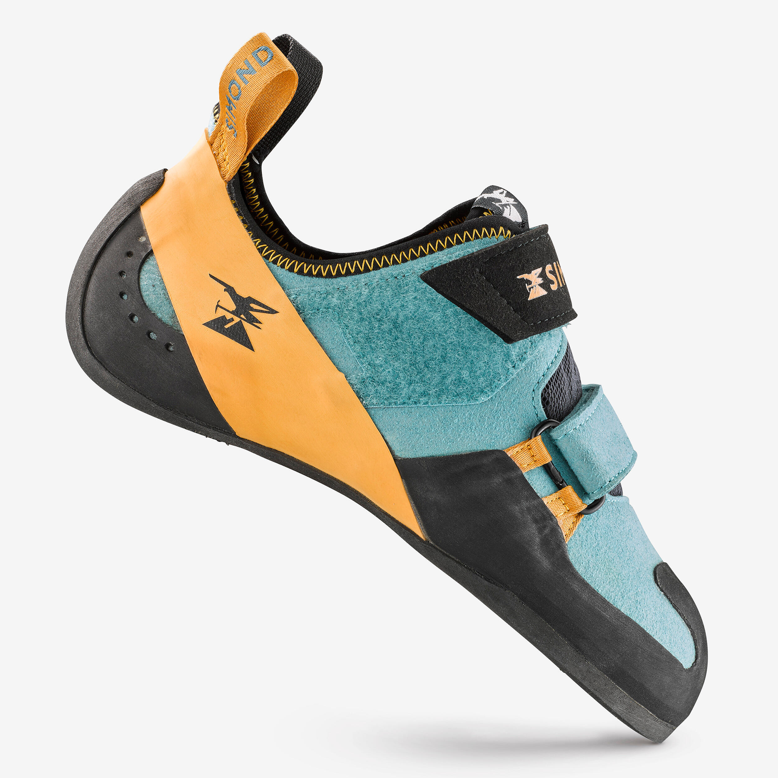 Second Life - SCARPE DA ARRAMPICATA - VERTIKA FEMME BLEU/OCRE - BUONE