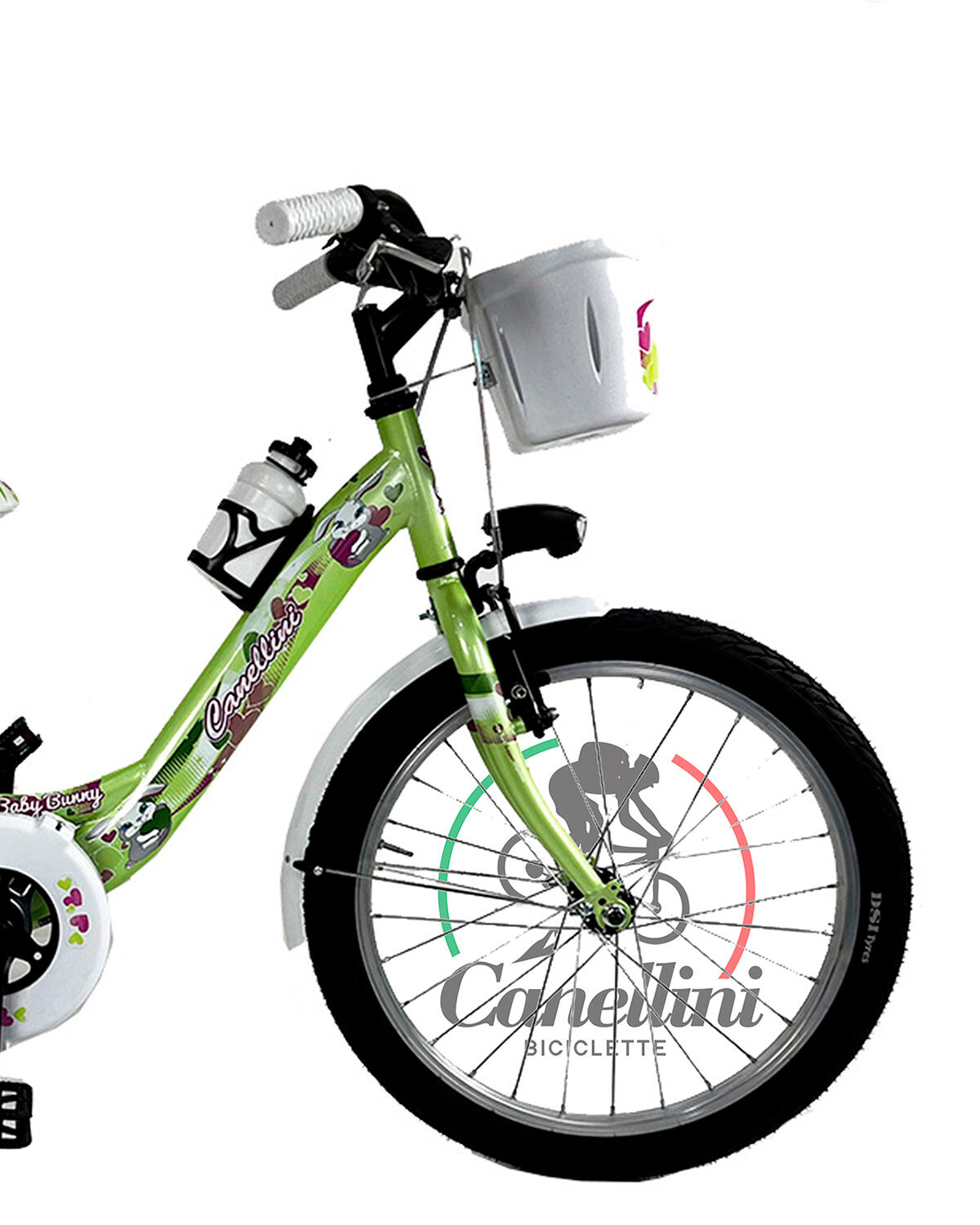 Kinderfahrrad Canellini VENERE 20" BABY BUNNY - Hellgrün 2/3