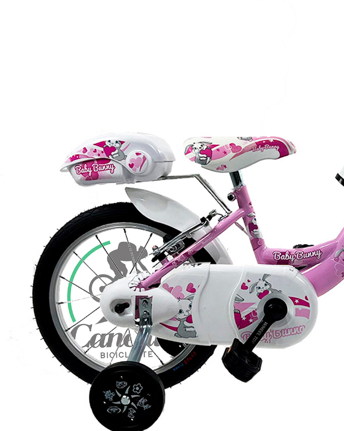 Kinderfahrrad Canellini VENERE 14" BABY BUNNY - Rosa 3/3