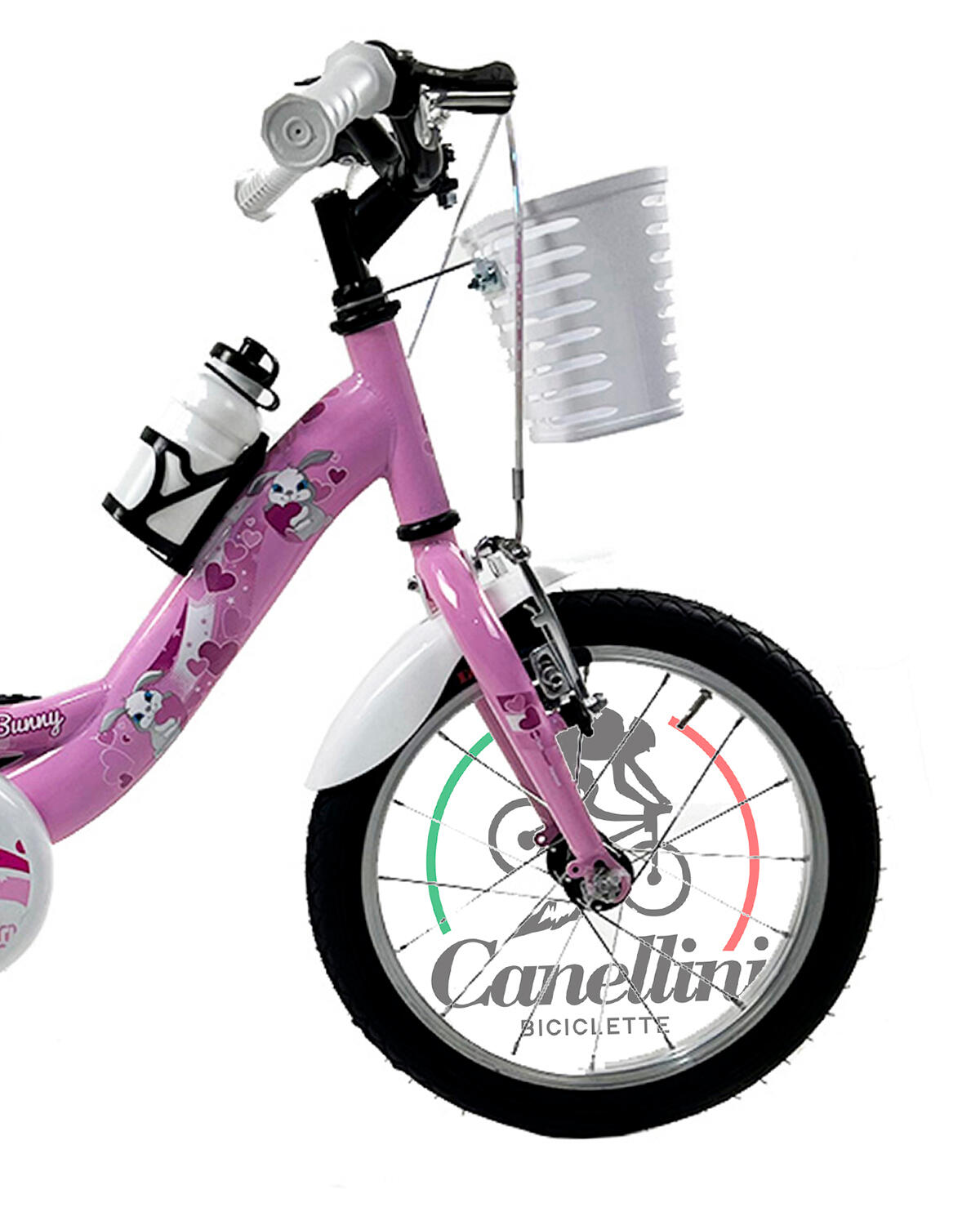 Kinderfahrrad Canellini VENERE 14" BABY BUNNY - Rosa 2/3
