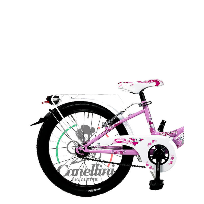 Bicicletă pentru fete Canellini VENERE 20" BABY BUNNY - Roz