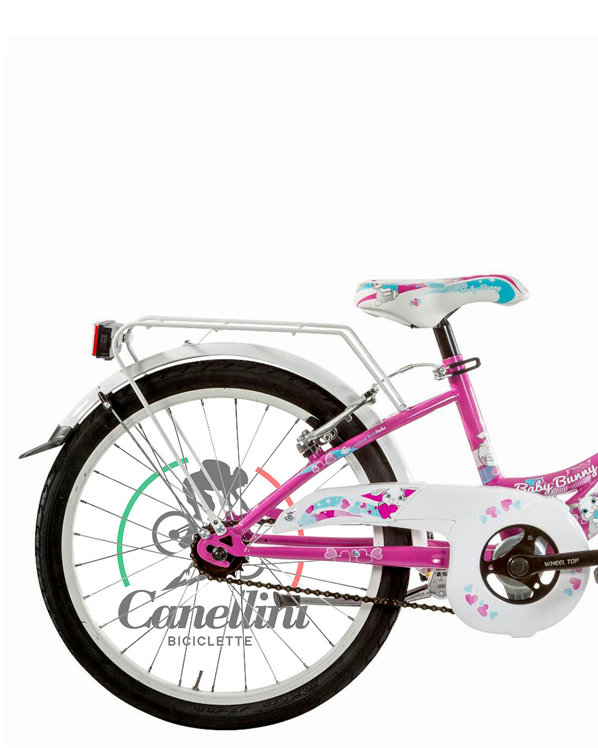 Kinderfahrrad Canellini VENERE 20" BABY BUNNY - Fuchsia 3/3