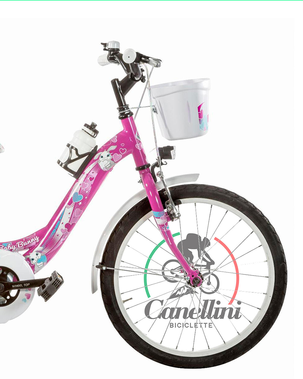 Kinderfahrrad Canellini VENERE 20" BABY BUNNY - Fuchsia 2/3