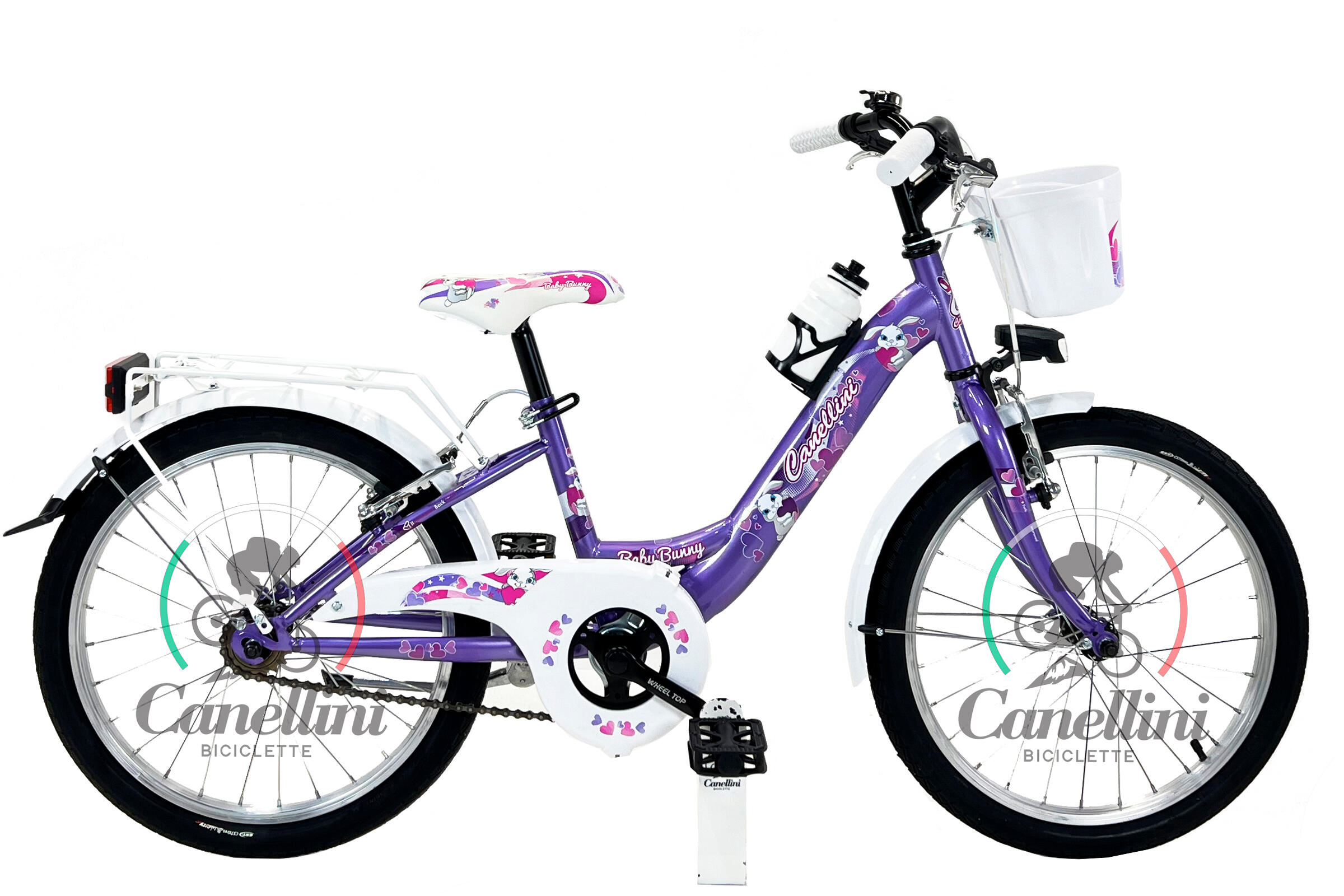Kinderfahrrad Canellini VENERE 20" BABY BUNNY - Violett 3/3