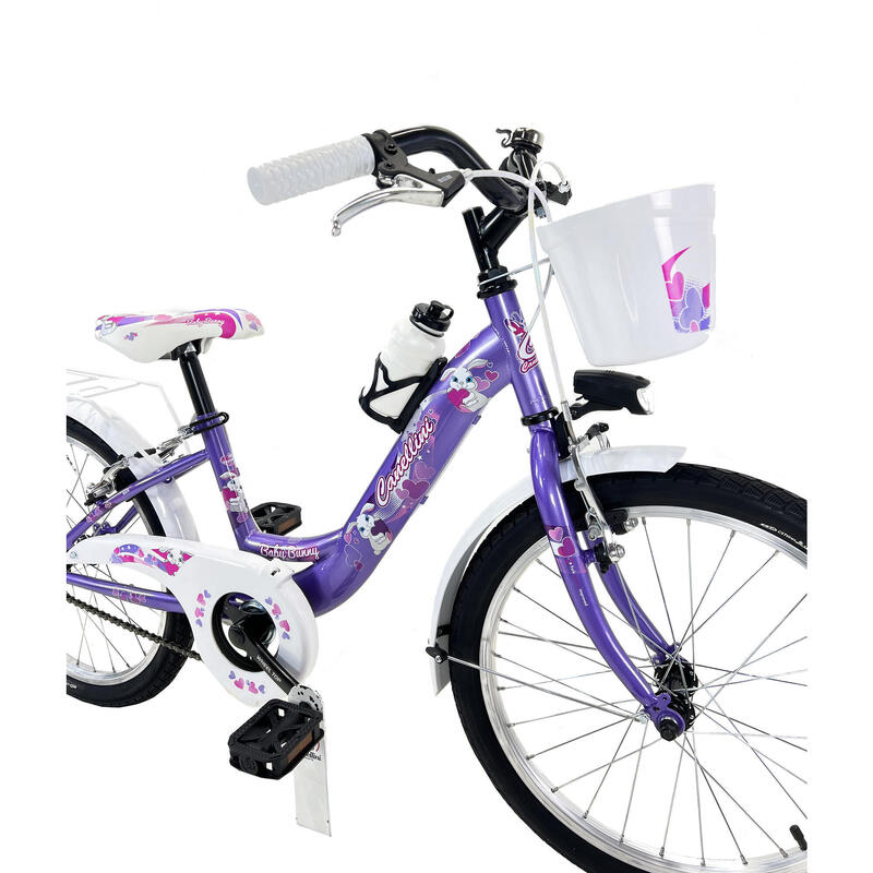 Vélo de fille Canellini VENERE 20" BABY BUNNY - Violet