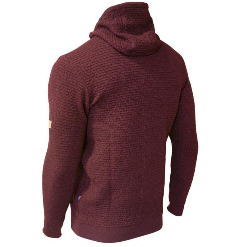 Gilet en laine Morel Hood Male pour hommes - Ruby Wine - Rouge 2/5