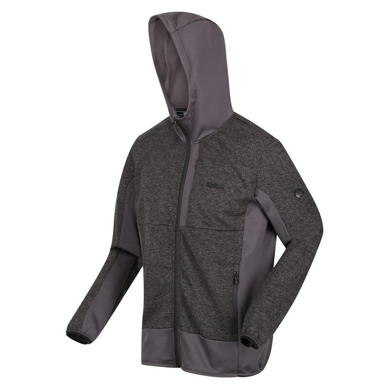 Giacca Soft Shell Uomo Regatta Bresdon Grigio Scuro