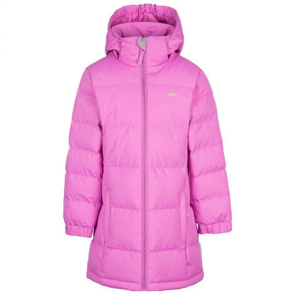 Girls' TIFFY quilted jacket (Dark pink)