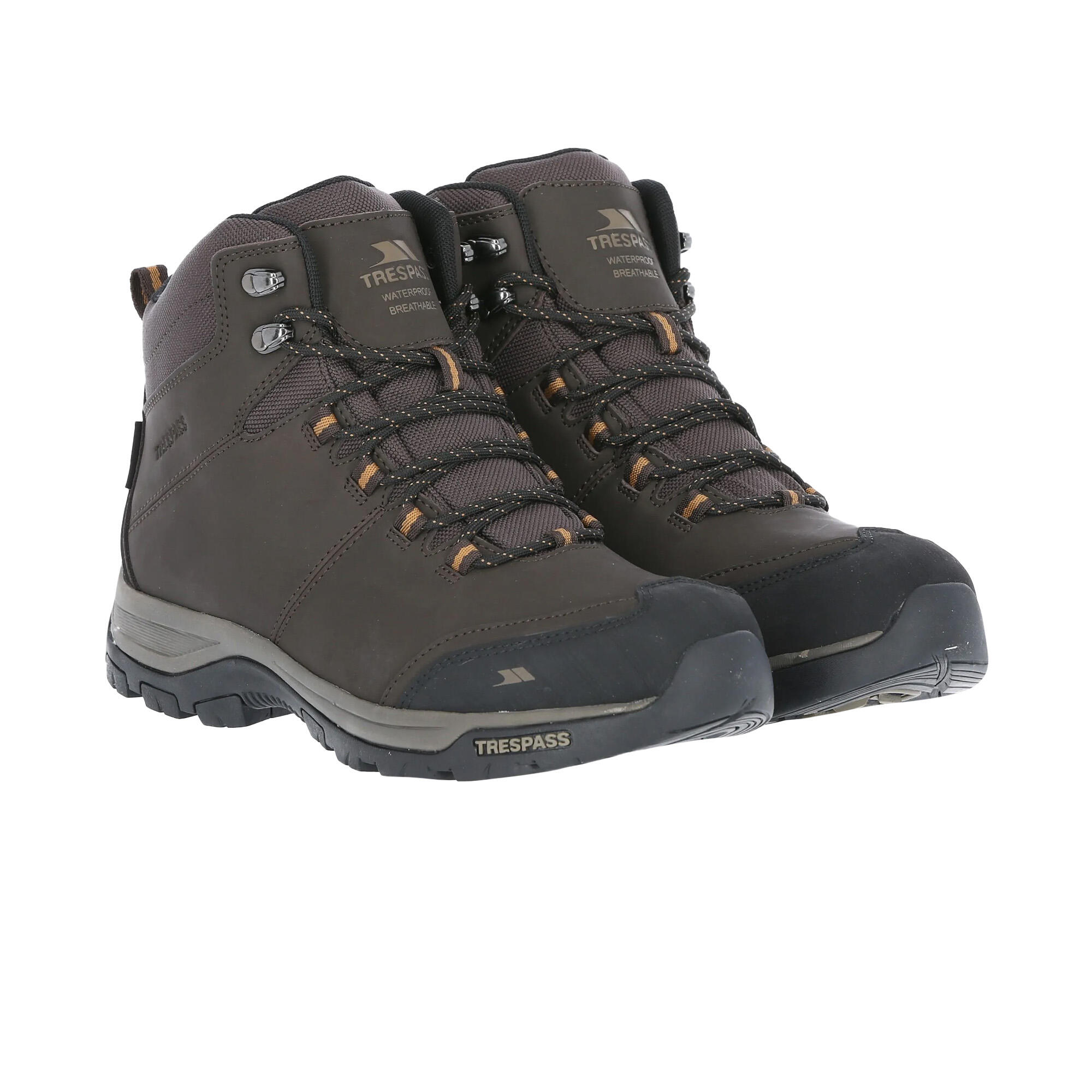 TRESPASS Mens Hiram Mid Cut Boot (Earth)