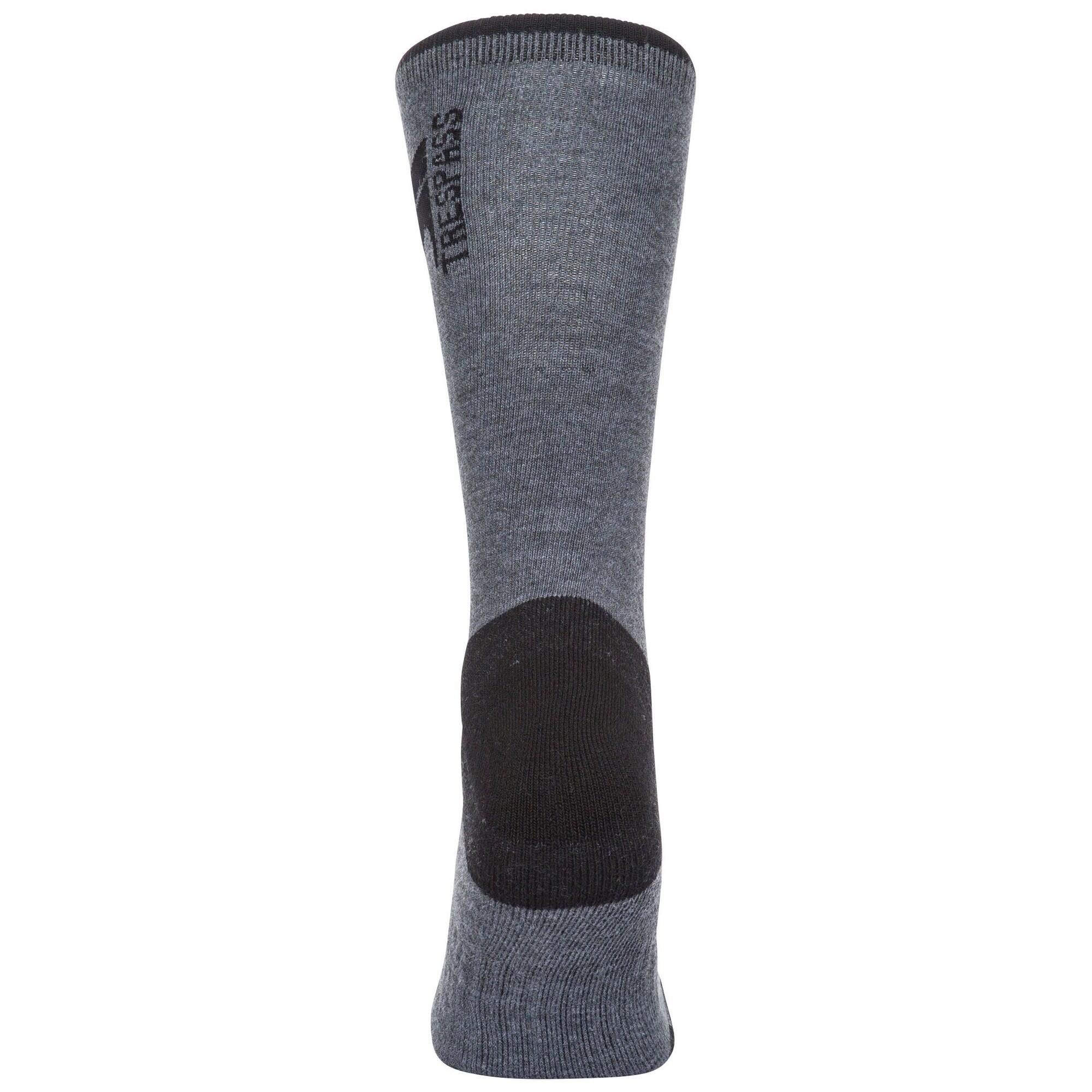 Socken für Herren Kohlen-Schwarz meliert 2/5