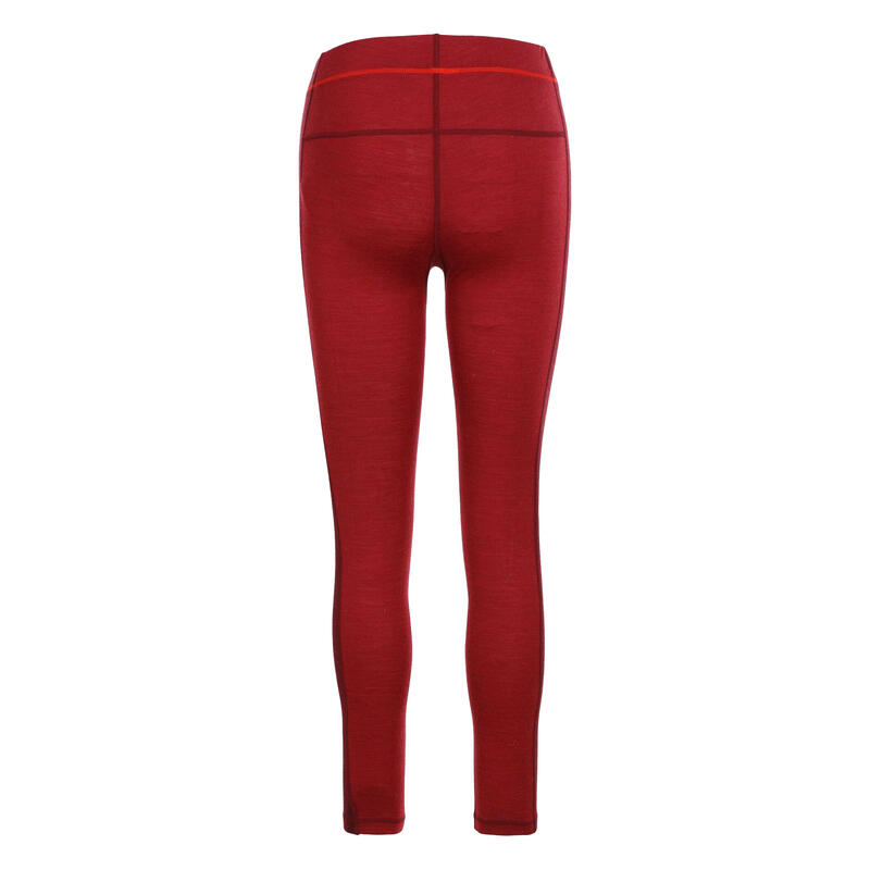 "Cora" ThermoUnterhose für Damen Hibiskus-Rot meliert