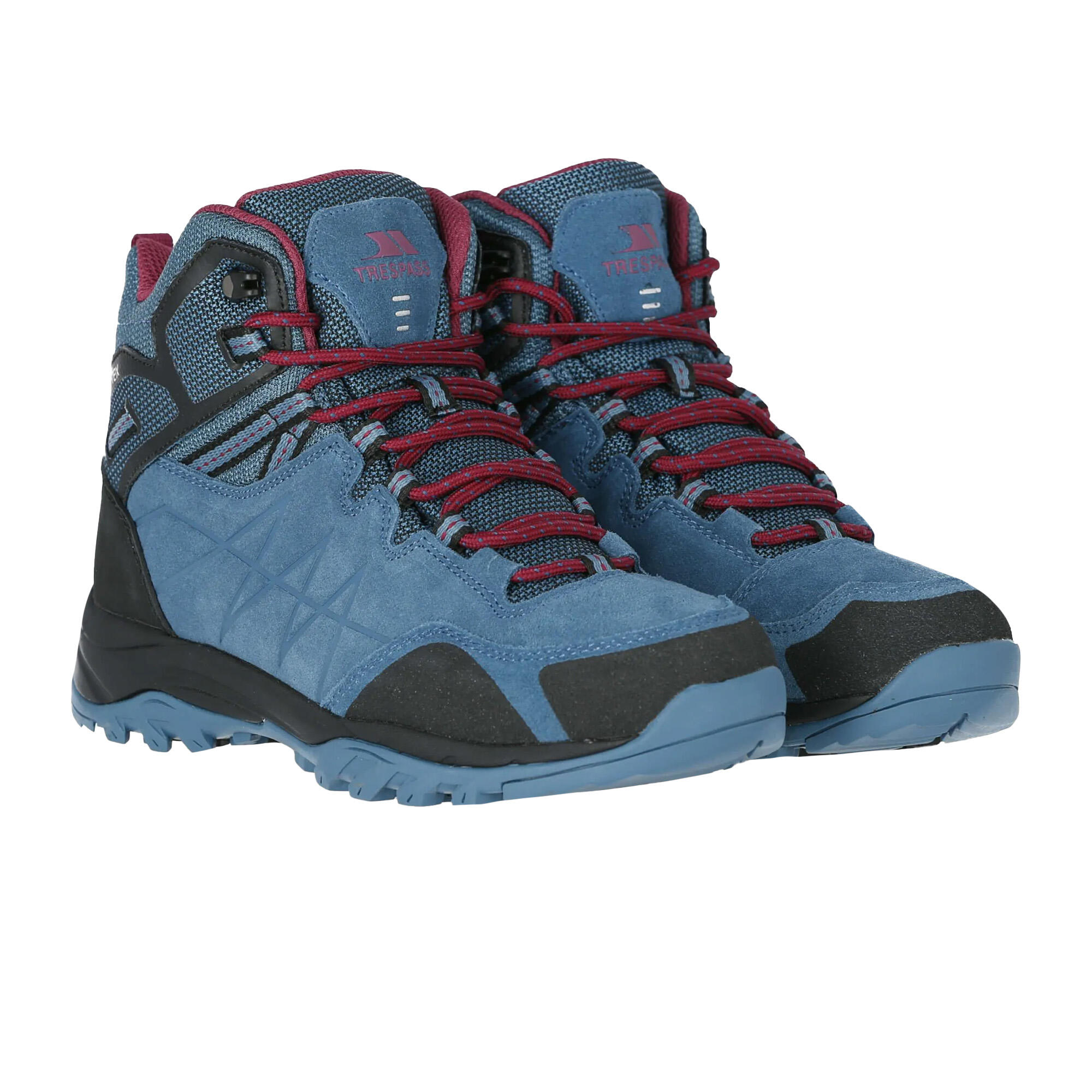 Trespass - Bottines De Marche Nairne Femme (bleu Sarcelle) - Chaussures De Sport - Bleu - Decathlon