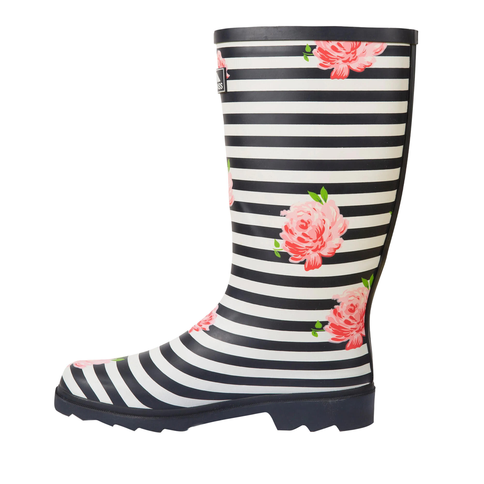 Bottes De Pluie ELENA Femme (Bleu Marine / Blanc / Rose) 3/5