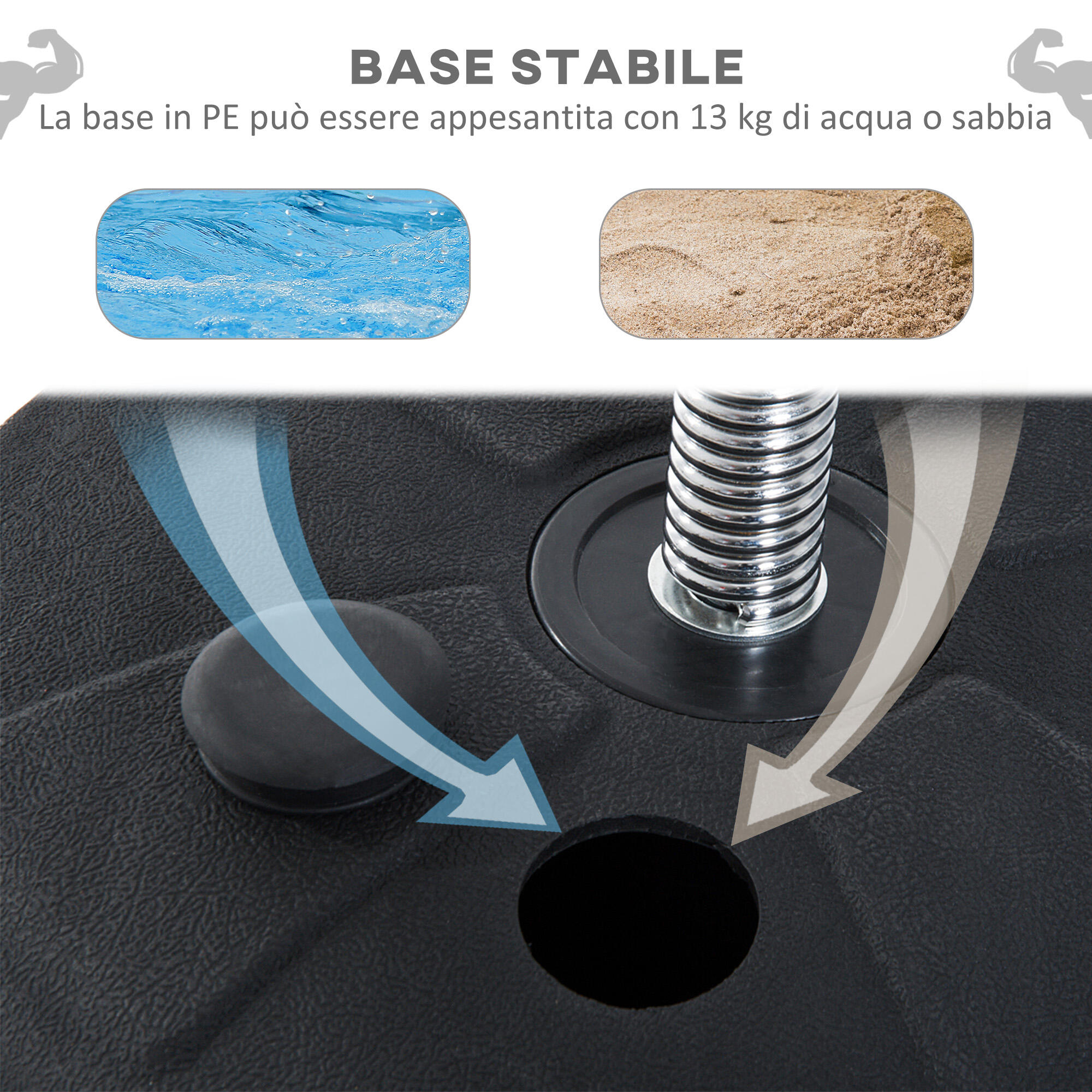 HOMCOM Punching Ball da Terra con Guantoni e Altezza Regolabile 126-144cm 6/7