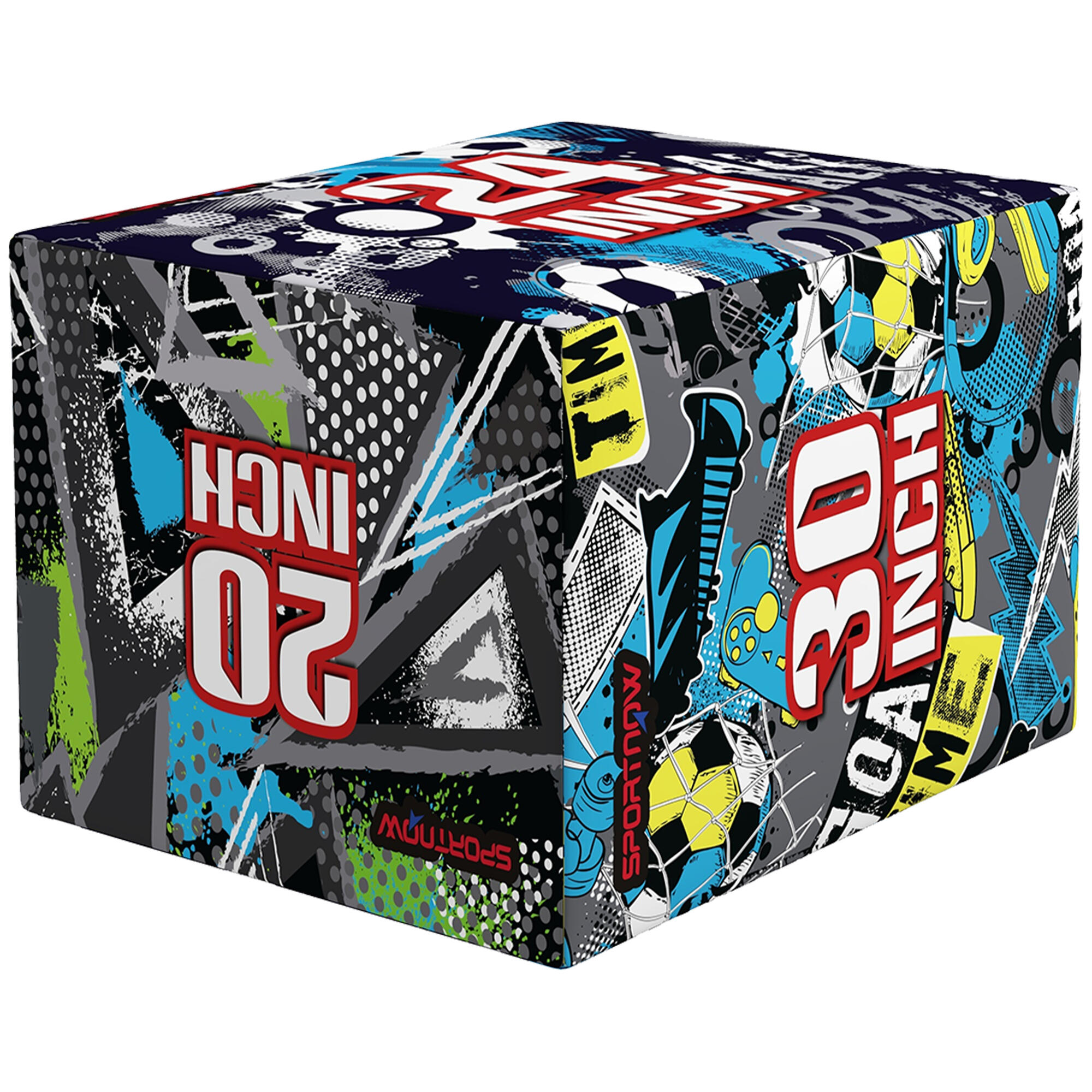 SPORTNOW Plyo Box a 3 Altezze Antiscivolo 76x61x51cm 1/7
