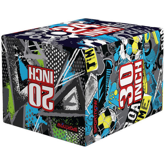 SPORTNOW Plyo Box a 3 Altezze Antiscivolo 76x61x51cm