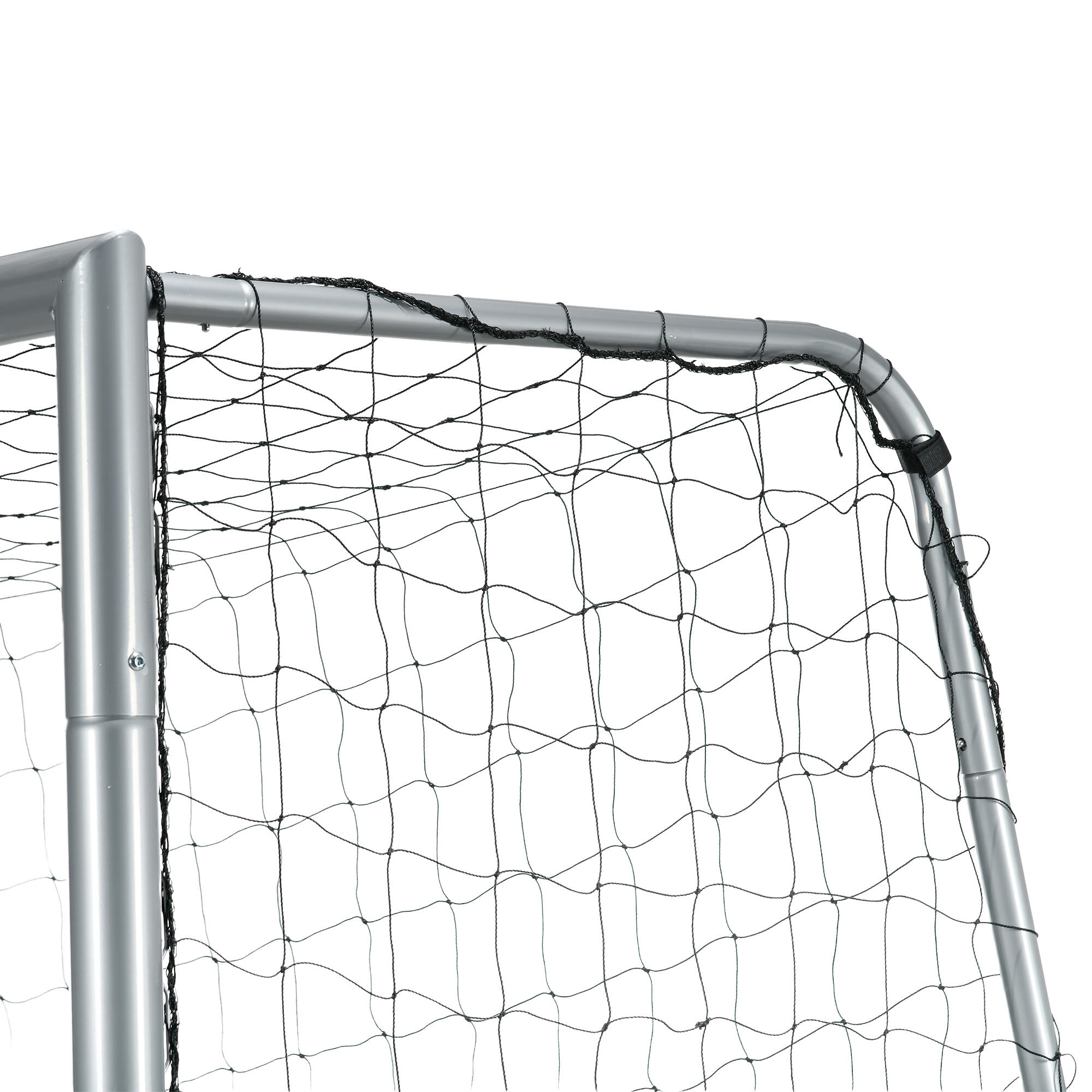 SPORTNOW Porta da Calcio 300x120x200 cm Grigia in PE e Metallo 6/7