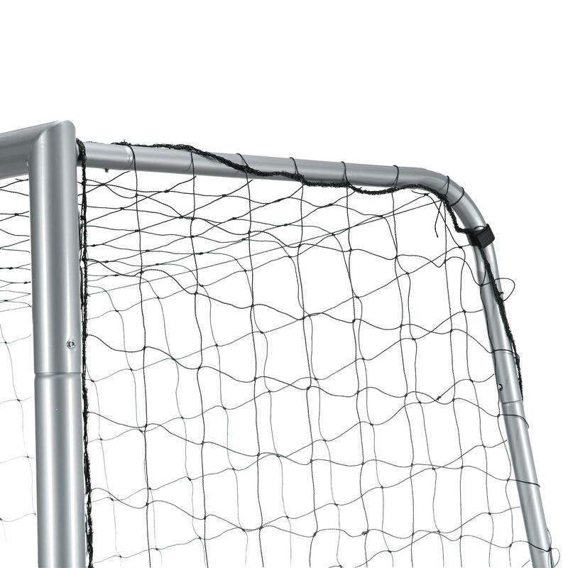 SPORTNOW Poarta de Fotbal 300X120X200 cm, Gri, din PE Și Metal