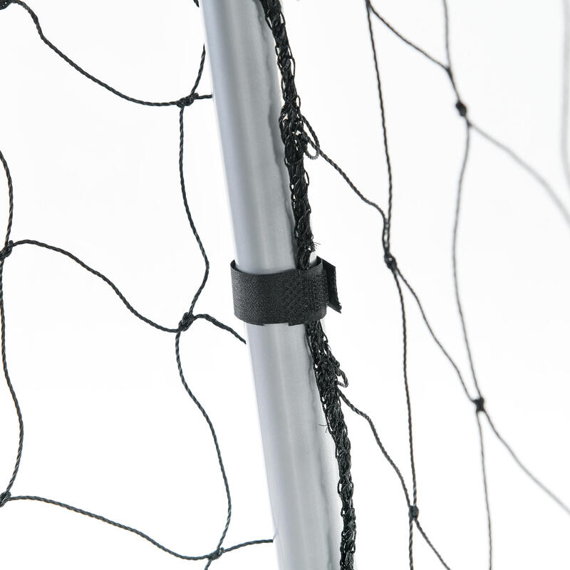 SPORTNOW Poarta de Fotbal 300X120X200 cm, Gri, din PE Și Metal