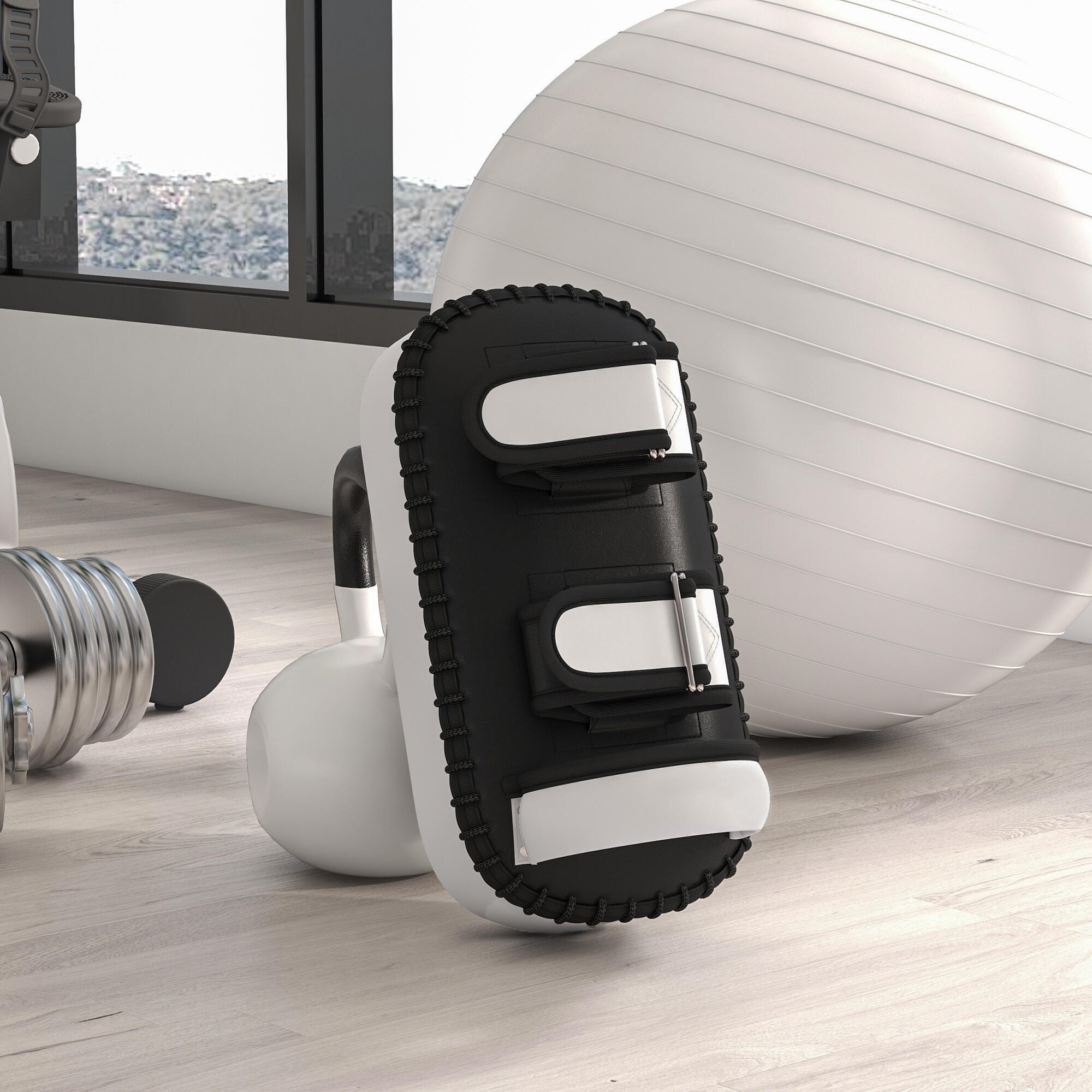 SPORTNOW Colpitore Boxe e Muay Thai Imbottito in EPE e PU Nero 7/7
