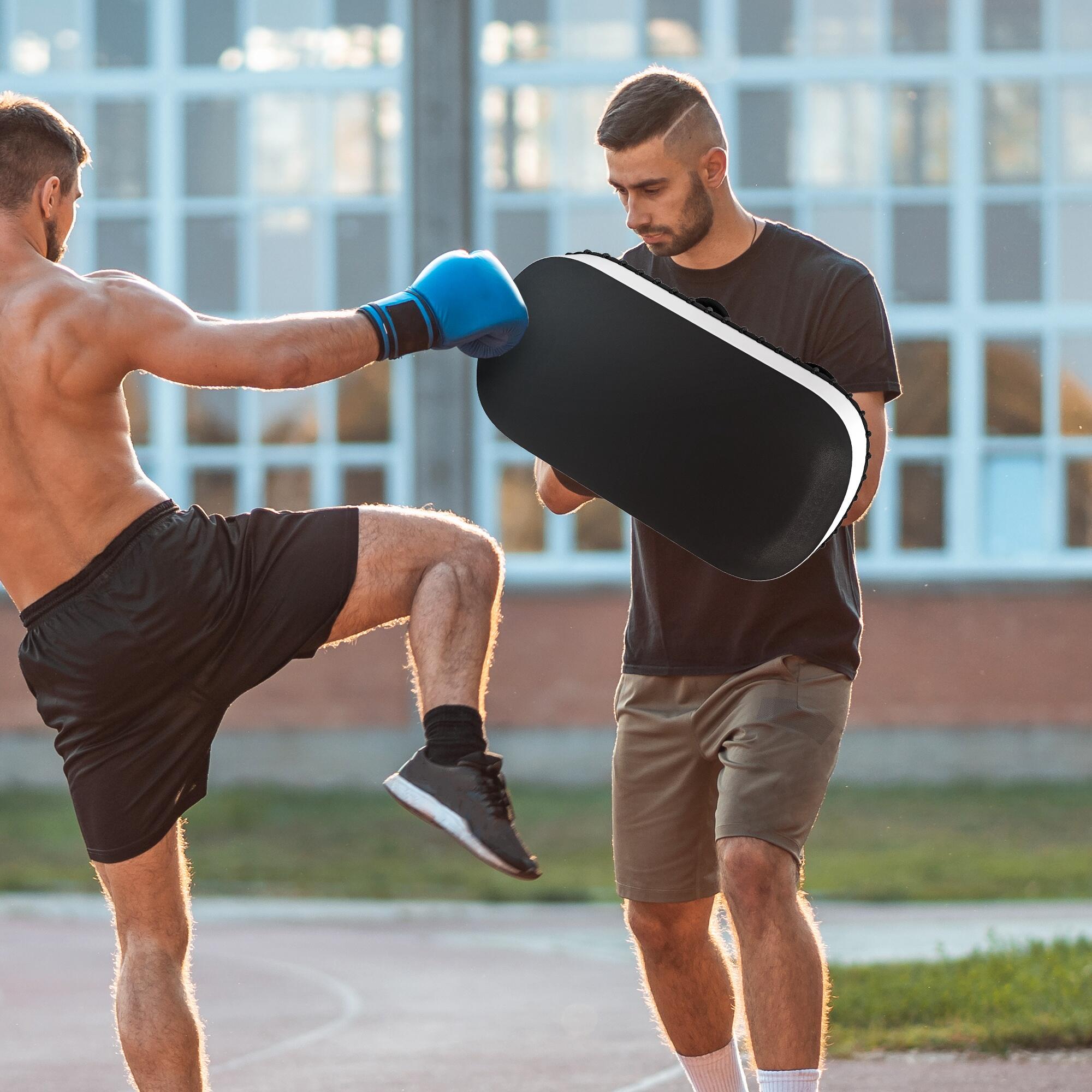 SPORTNOW Colpitore Boxe e Muay Thai Imbottito in EPE e PU Nero 2/7