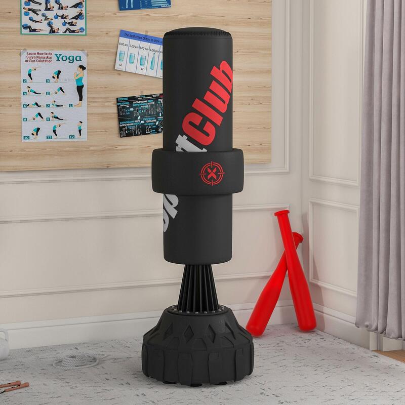 SPORTNOW Sac Box de sine Stătător Bază Reglabilă Umplută cu Țintă Și Ventuze