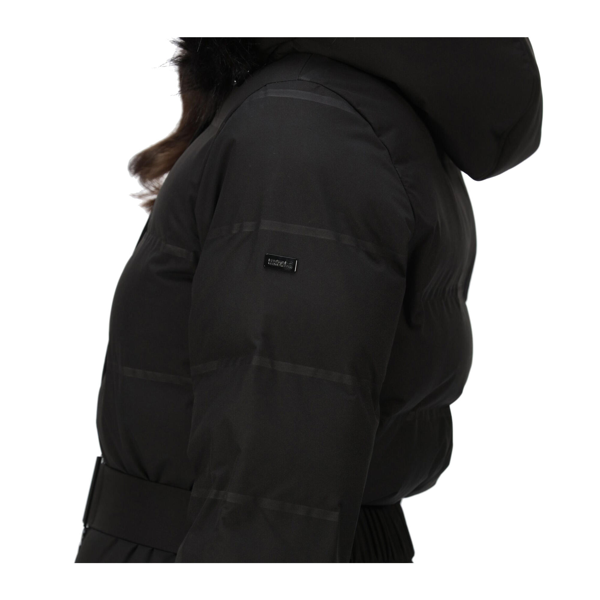 Womens/Ladies Daleyza Thermal Parka (Black) 4/5