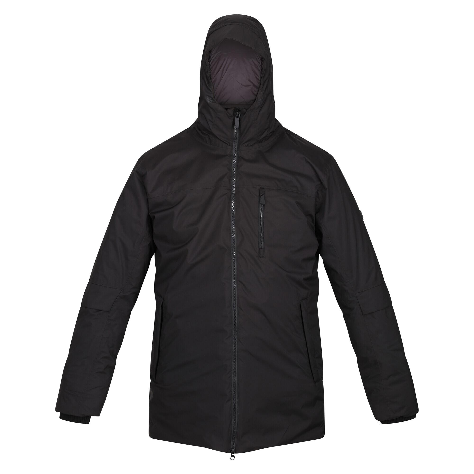 YEWBANK Men's Parka (Black)