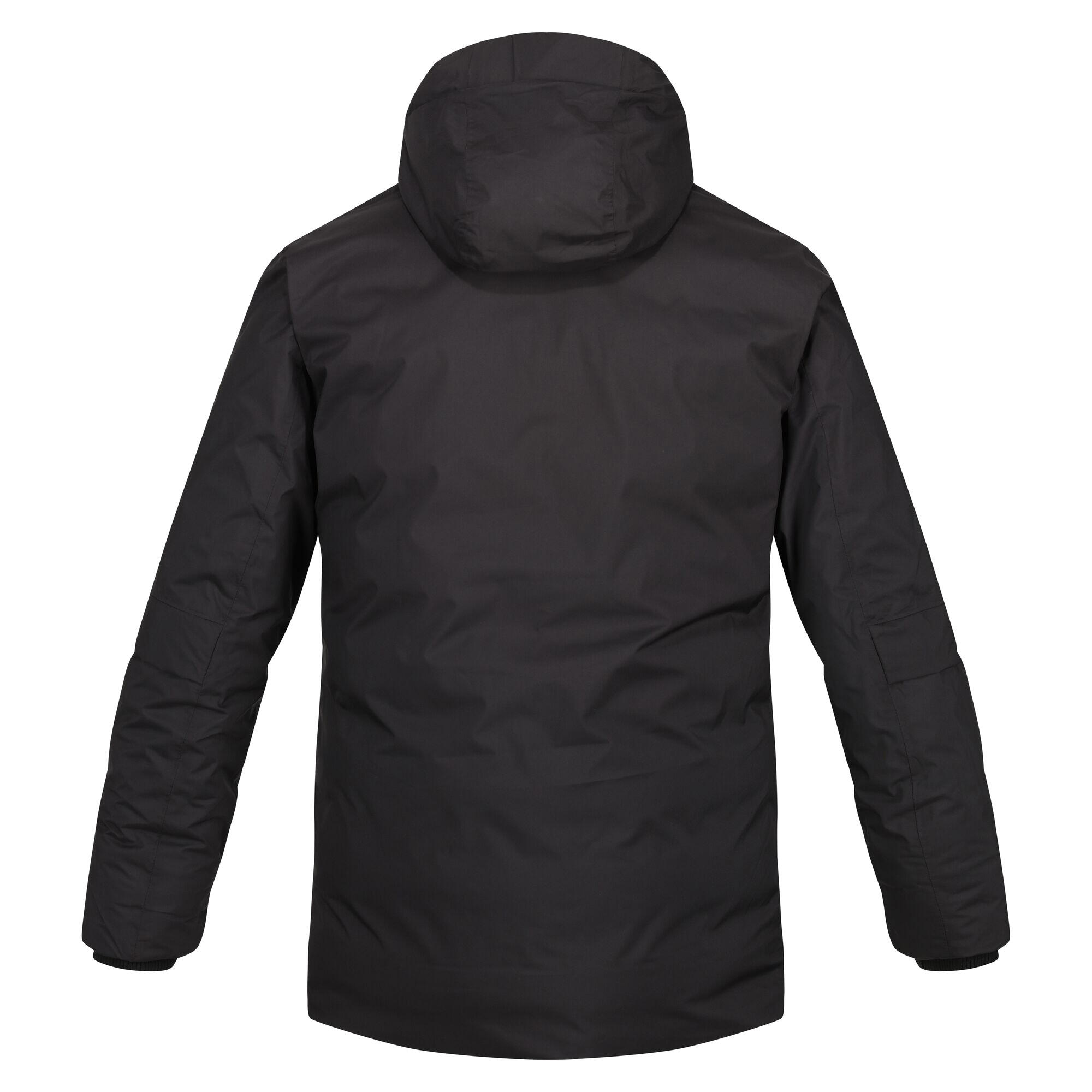 YEWBANK Men's Parka (Black)