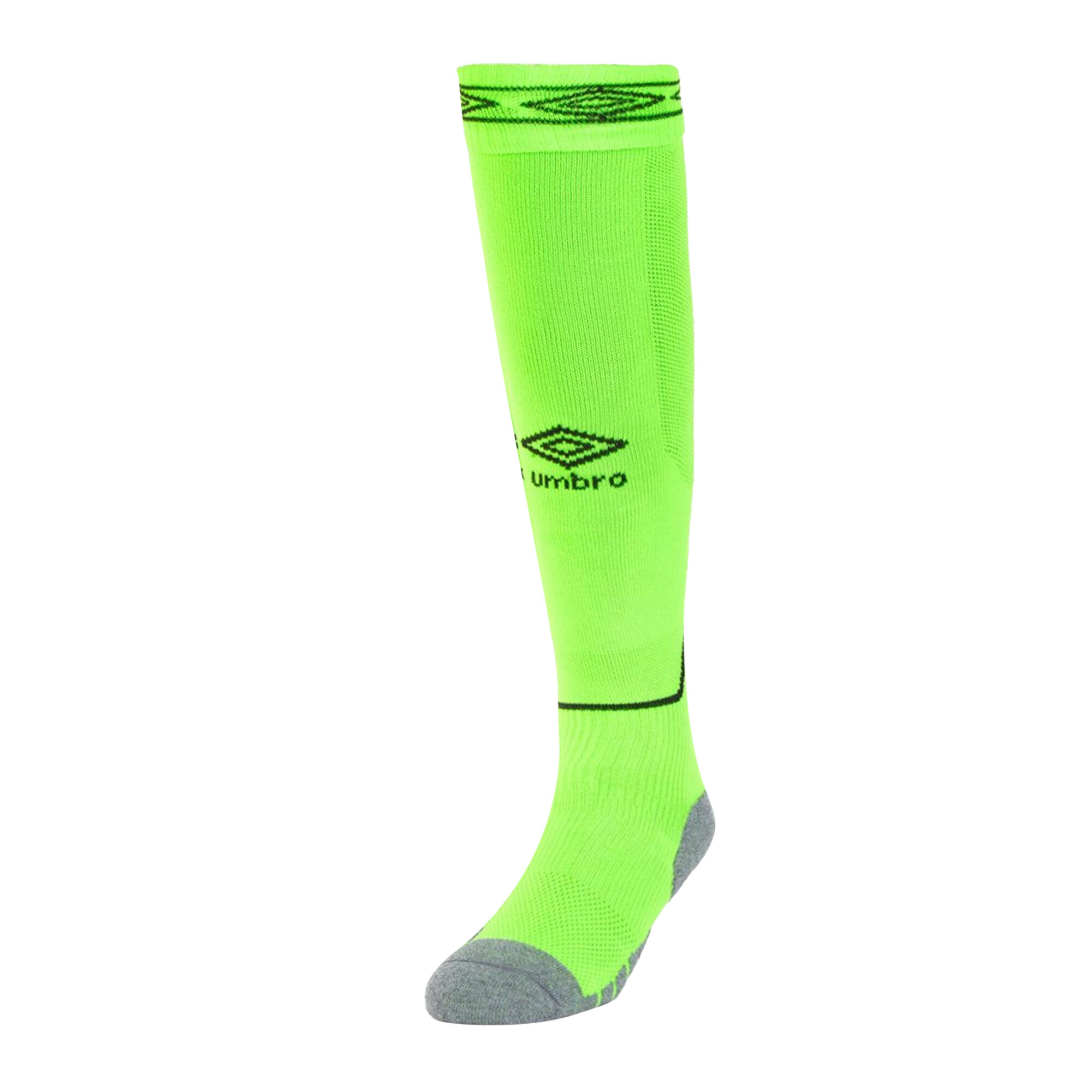 DIAMOND Children's soccer socks (Bright green / Black)