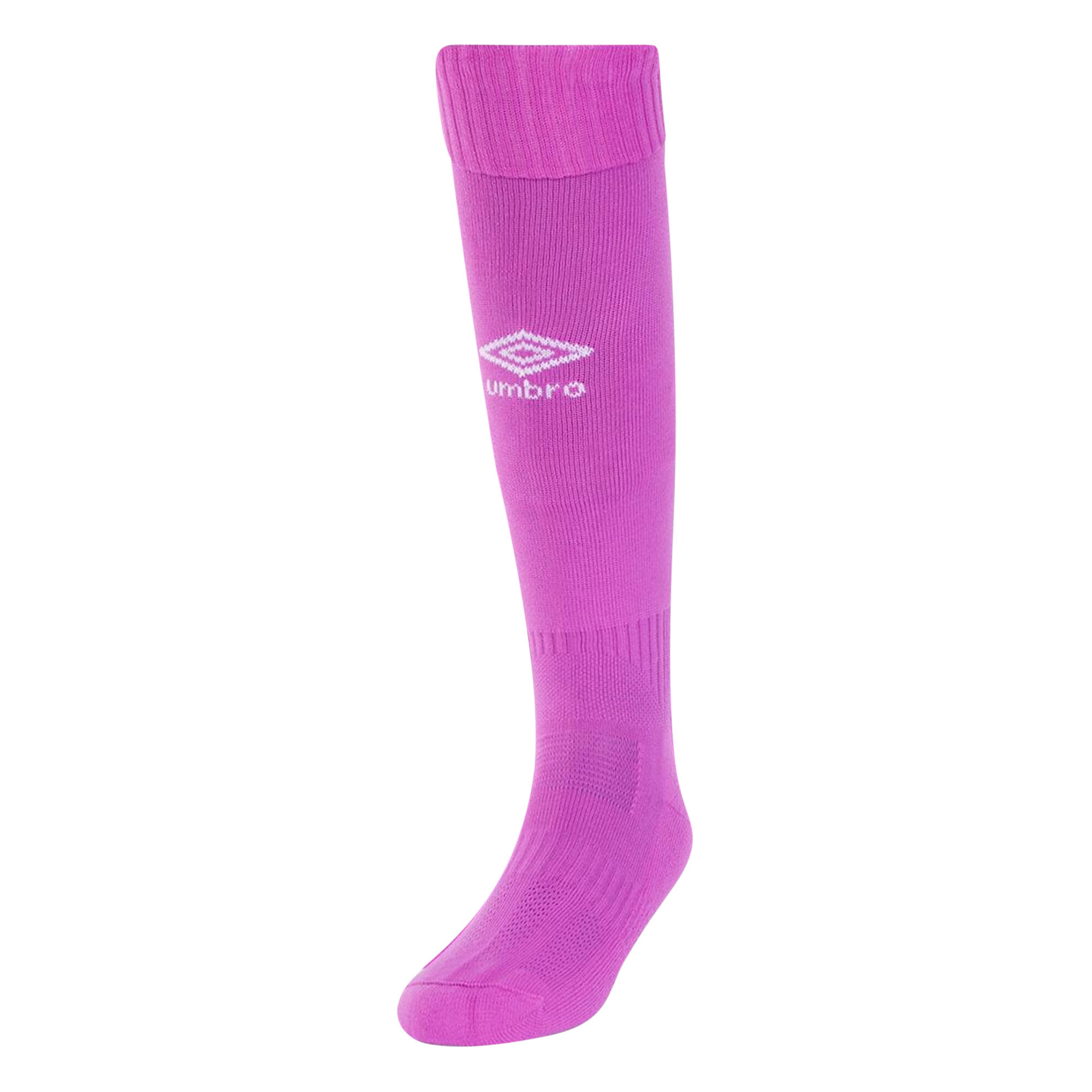 DIAMOND Children's soccer socks (Purplish pink / White)