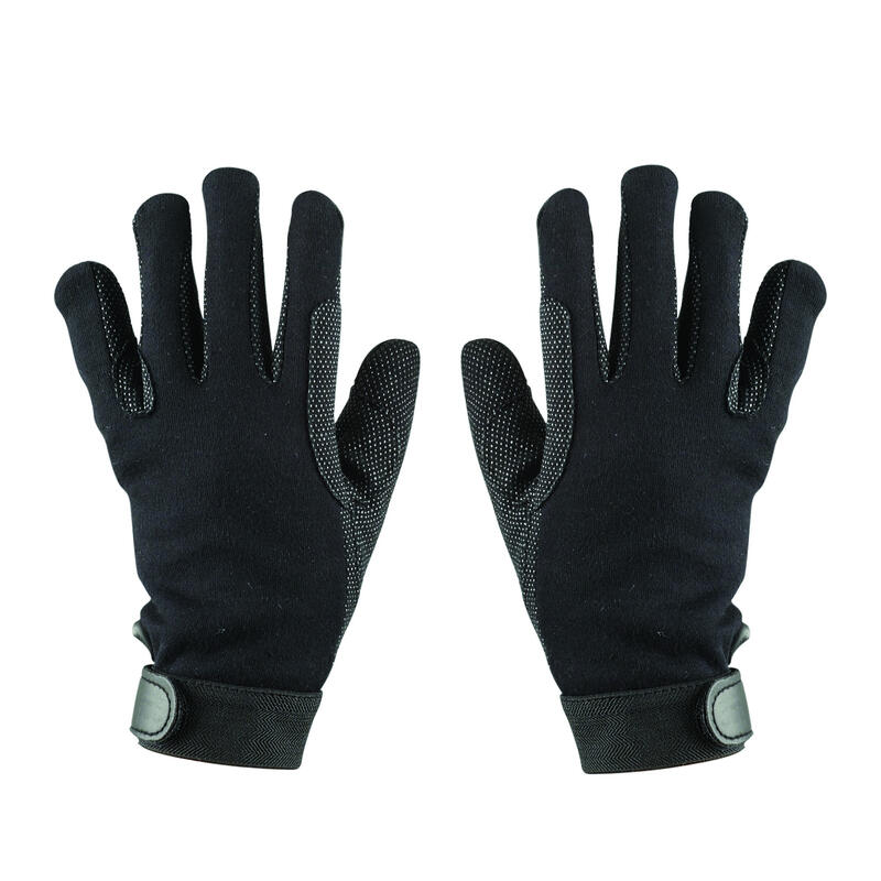 Gants d´équitation Unisexe (Noir)